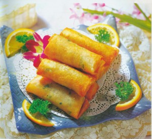 Vegetarian 100%Hand Made 40g/piece Spring Roll with BRC Certification